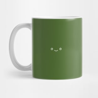 Little Green Happy Face Mug